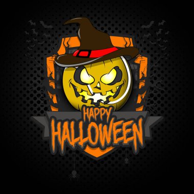 Mutlu Cadılar Bayramı. Tenis topu Balkabağı