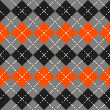 Cadılar Bayramı argyle ekose. İskoç kafesi arkaplanı