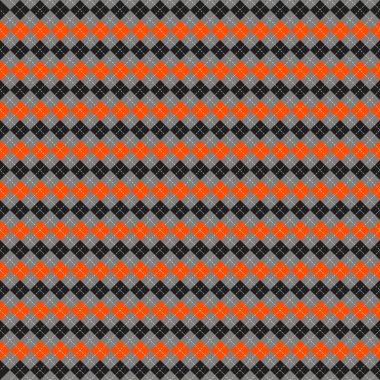 Cadılar Bayramı argyle ekose. İskoç kafesi arkaplanı