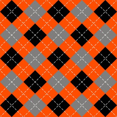 Cadılar Bayramı argyle ekose. İskoç kafesi arkaplanı