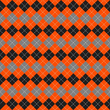 Cadılar Bayramı argyle ekose. İskoç kafesi arkaplanı