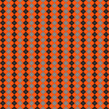 Cadılar Bayramı argyle ekose. İskoç kafesi arkaplanı