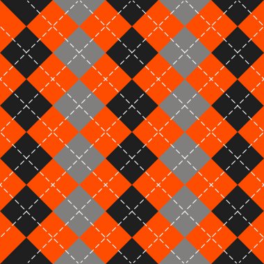 Cadılar Bayramı argyle ekose. İskoç kafesi arkaplanı