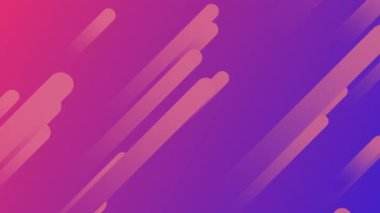 Soyut 3d render renkli geometrik şekiller. Bilgisayar döngü animasyon oluşturulan. Geometrik desen. 4k Uhd