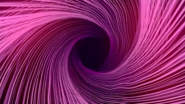 Partículas abstratas túnel espiral. Animação digital. renderização 3d. 4K, resolução Ultra HD . — Vídeo de Stock