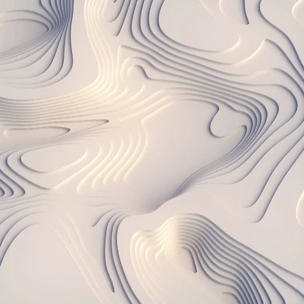 Abstract Topographic Background White Paper Cut Art Design Website Template — Stock Photo, Image