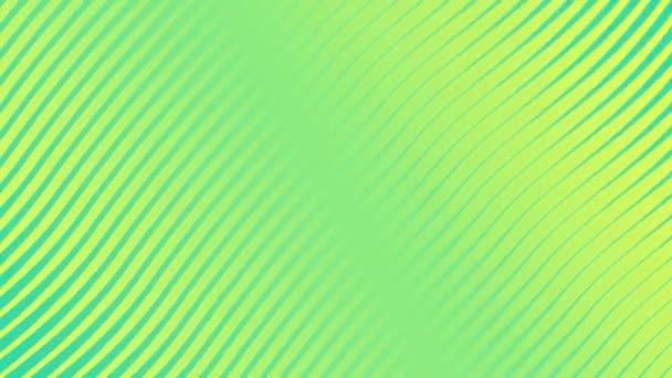 Farbenfrohe Animation des Oberflächengradienten des Wellenbands. zukünftige geometrische Muster Bewegungshintergrund. 3D-Darstellung. 4k uhd — Stockvideo