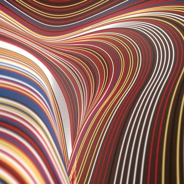 Digital abstract colored lines 3d rendering background