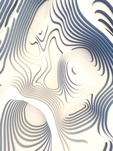 抽象地形背景 白色剪纸艺术设计网站模板 地形图概念 — 图库照片