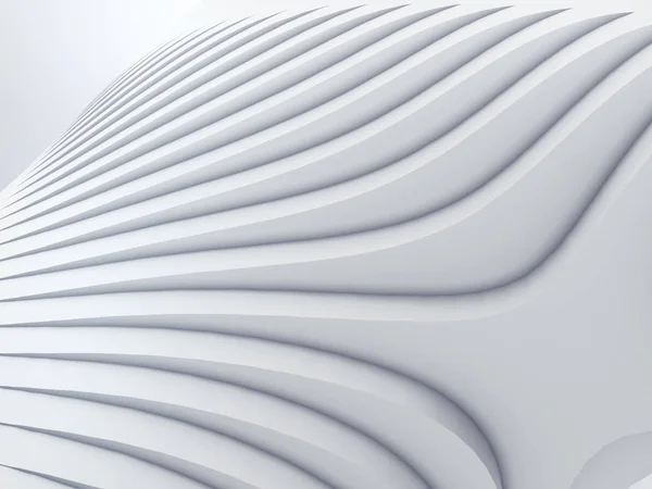 Λευκή Λωρίδα Αρχιτεκτονικό Πρότυπο Φουτουριστικό Φόντο Απεικόνιση Απόδοσης — Φωτογραφία Αρχείου
