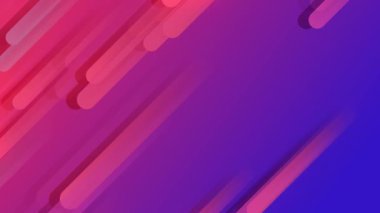 Şekilleri ile renkli degradeler oluşturma. 3D render soyut. Bilgisayar döngü animasyon oluşturulan. Modern tasarım geometrik desenli kapsar. 4k Uhd