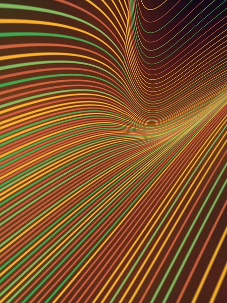 Digital Abstract Colored Lines Rendering Background — Stock Photo, Image