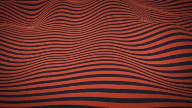 Çizgiler hareket retro tarzı animasyon arka plan. Sorunsuz döngü. 3D render. 4k, Ultra Hd kararlılık.