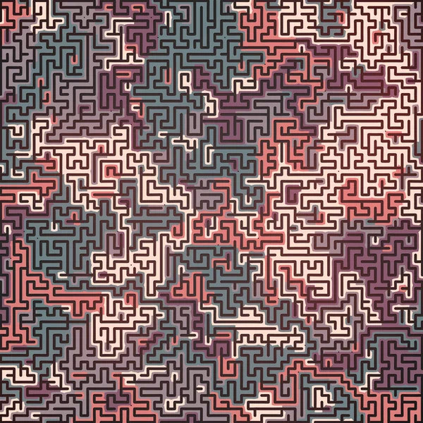 Abstrakti Värillinen Naamiointi Kuvio Kolmiulotteisten Muotojen Futuristinen Koostumus Labyrintti Käsite — kuvapankkivalokuva