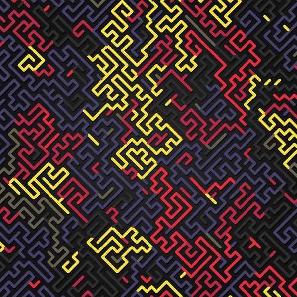 Abstract Gekleurde Camouflage Patroon Achtergrond Van Futuristische Samenstelling Van Driedimensionale — Stockfoto