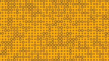 Sarı arka plan animasyon artı işaretleri ile. 3D render. 4k, Ultra Hd kararlılık