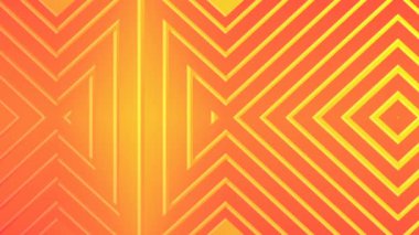 Soyut 3d render renkli geometrik şekiller. Bilgisayar döngü animasyon oluşturulan. Geometrik desen