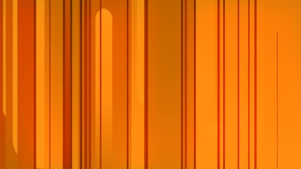 Formas Con Gradientes Color Naranja Composición Representación Abstracta Animación Bucle — Vídeo de stock