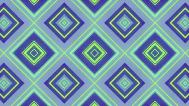 Soyut 3d render renkli geometrik şekiller. Bilgisayar döngü animasyon oluşturulan. Geometrik hareket desen. 4k Uhd