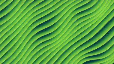 Renkli dalga gradyan döngü animasyon. Gelecekteki geometrik çapraz çizgili desenler hareketli arka plan. 3D render. 4k Uhd