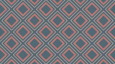 Soyut 3d render renkli geometrik şekiller. Bilgisayar döngü animasyon oluşturulan. Geometrik hareket desen. 4k Uhd