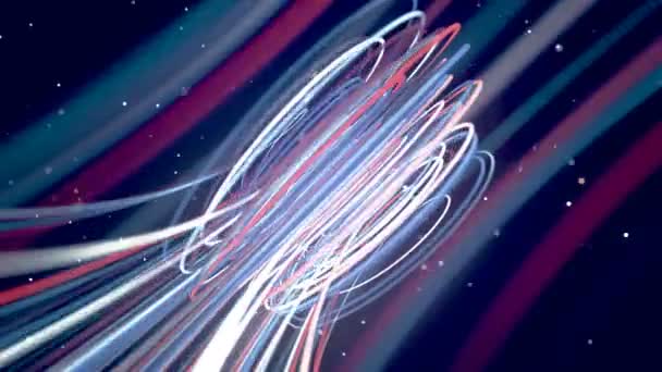 Résumé Animé Lumineux Fond Coloré Graphiques Mouvement Étonnants Montrant Des — Video