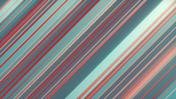 Αφηρημένη τρισδιάστατη απεικόνιση του χρώματος και γεωμετρικά σχήματα. Υπολογιστή που δημιουργούνται animation βρόχο. Γεωμετρικό μοτίβο. 4k Uhd — Αρχείο Βίντεο