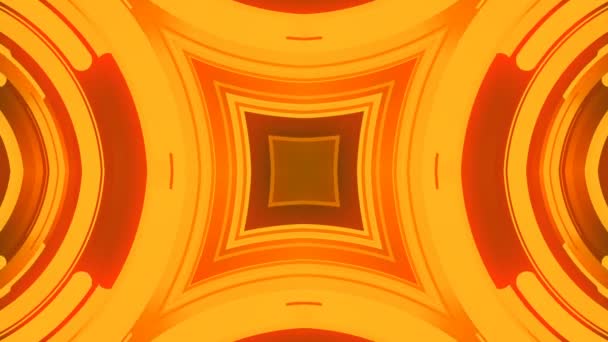 Representación abstracta en 3D de formas geométricas de colores. Animación de bucle generada por computadora. Patrón de movimiento geométrico. 4k UHD — Vídeos de Stock