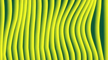 Renkli dalga gradyan döngü animasyon. Gelecekteki geometrik dikey çizgiler desenler hareketli arka plan. 3D render. 4k Uhd