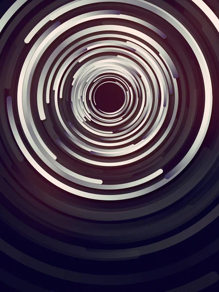 Abstrakta 3d rendering sammansättning av mångfärgade cirklar. Datorgenererade geometriska mönster — Stockfoto