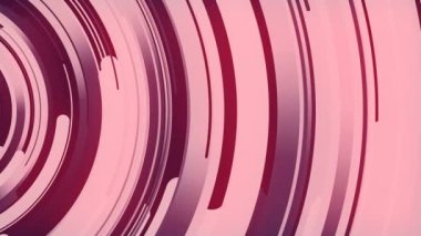 Renkli daireler 3D render bileşimi soyut. Bilgisayar döngü animasyon oluşturulan. Geometrik desen. 4k Uhd