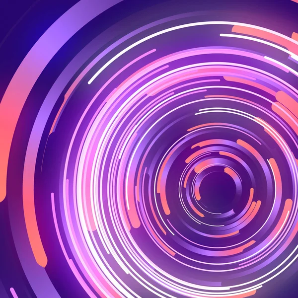 Pembe renkli daireler 3D render bileşimi soyut. Oluşturulan bilgisayar geometrik desen