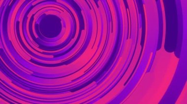 Şekilleri ile renkli degradeler oluşturma. 3D render soyut. Bilgisayar döngü animasyon oluşturulan. Modern tasarımı ile çok renkli daireler desen kapsar. 4k Uhd