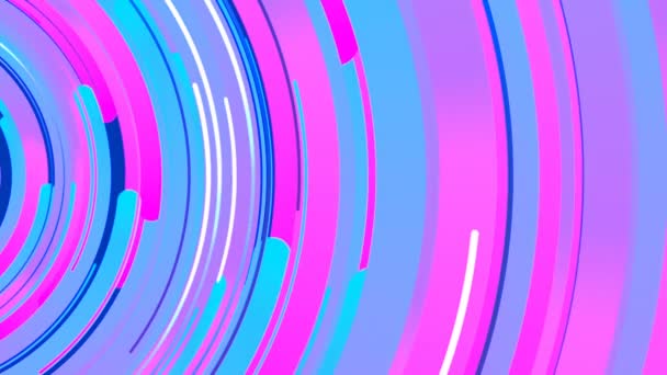 Shapes Colored Gradients Composition Abstract Rendering Computer Generated Loop Animation — Stock Video