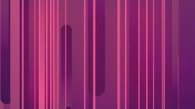 Şekilleri ile renkli degradeler oluşturma. 3D render soyut. Bilgisayar döngü animasyon oluşturulan. Modern tasarım dikey çizgiler geometrik hareket deseni ile kapsar. 4k Uhd