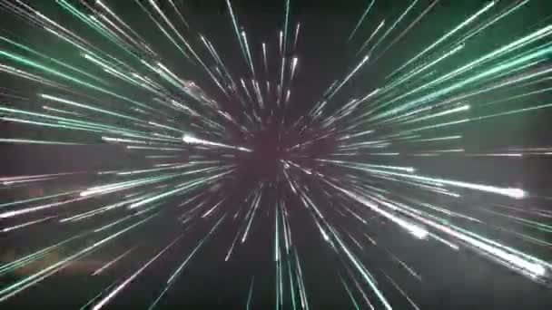 Fantasi Abstrak Latar Belakang Kosmik Desain Besar Untuk Tujuan Apapun — Stok Video