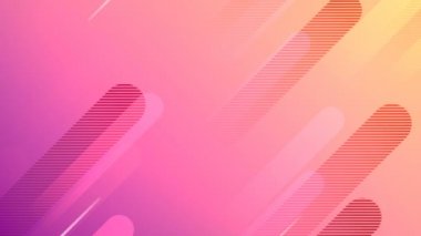 Geometrik şekillerin soyut 3d render. Döngü animasyonu. Geometrik desen