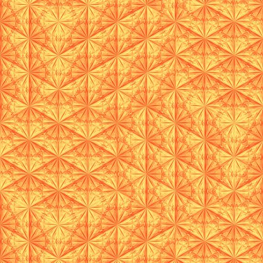 Mimari tasarım için modern turuncu renkli şablon. 3d render