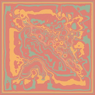 Soyut renkli fraktal desen arka plan. Dekoratif dijital sanat 3d render