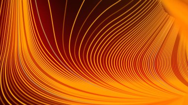 Dalga bandı renginde çizgileri olan eski çizgiler. Asgari tarz tasarım. Soyut geometrik desen. Dalga arkaplanı. 3d dijital resimleme