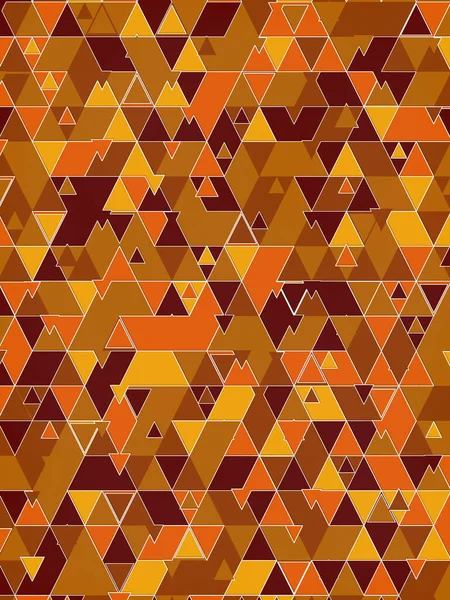 Modelo Apresentação Arte Papel Retrô Com Padrão Formas Triangulares Elemento — Fotografia de Stock