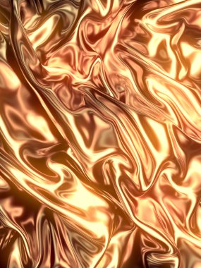 Kraliyet tasarım şablonu. Dalgalar gibi pürüzsüz kıvrımları var. Soyut 3D canlandırma konsepti. Dekoratif zarif dijital illüstrasyon