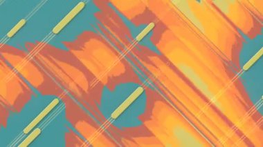 Çeşitli zorluklara rağmen ilerlemek kavram 3D canlandırma döngüsü animasyonu