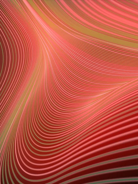 Wave Band Gekleurde Lijnen Lijn Kunst Stijl Abstract Geometrisch Patroon — Stockfoto