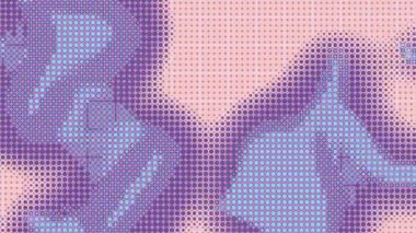 Moda yarım ton arka plan şablonu 3D canlandırma döngüsü animasyonu. 4K, UHD çözünürlüğü