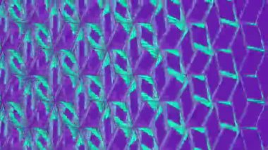 Soyut geometrik sarmal tel deseni. 3d rengarenk döngü canlandırması