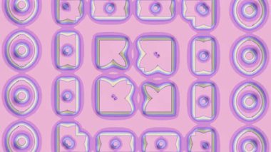 Soyut, hipnotize edici ve şekil değiştiren bir arka plan. Hassas pastel palet. Tatmin edici, kusursuz, döngüsel animasyon yumuşak, psikedelik tarzda. 3D görüntüleme 4K