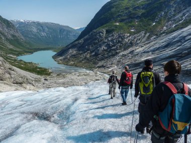 Nigardsbreen Glacier in Sogn Fjordane - Norway clipart
