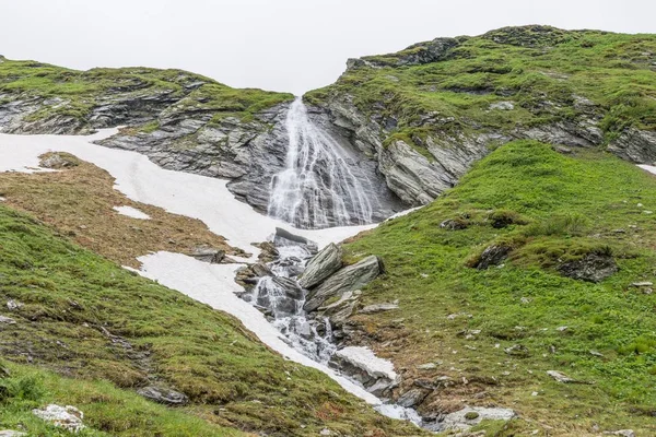 Wasserfall Naturpark Riedingtal Zederhaus Österreich — Stockfoto