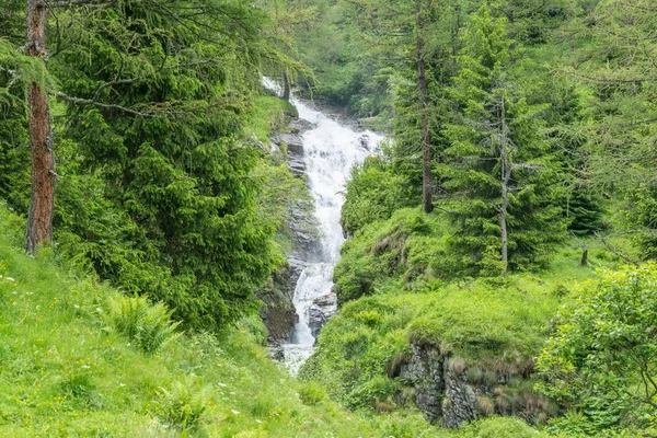 Vattenfall Naturparken Goeriachtal Österrike — Stockfoto